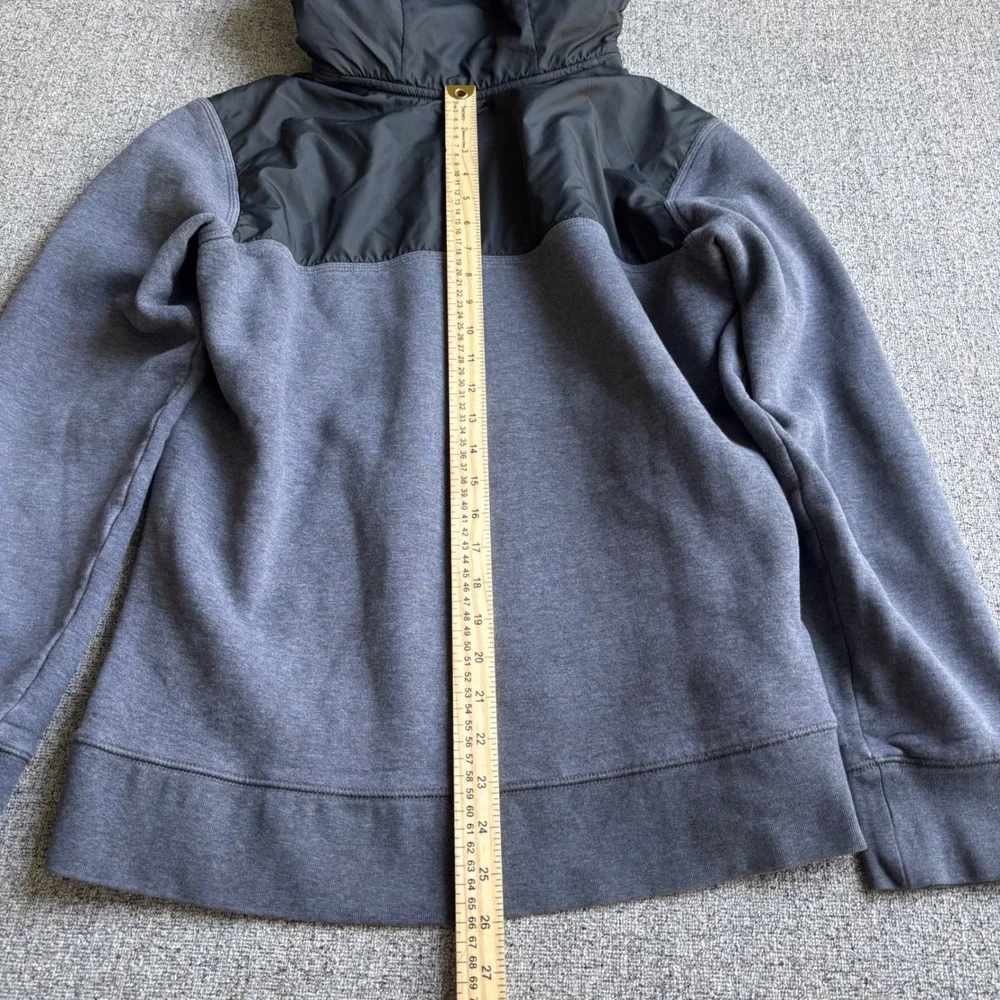 Illinois Nike Hoodie Mens Large Gray Shield Hybrid Tech Fleece Sportswear